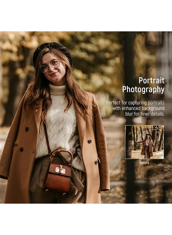 suitable for 17mm threaded back plate, 2x magnification is compatible with SmallRig NEEWER iPhone Samsung mobile phone cage case, comes with 17mm lens adapter, LS-41 - Image 3