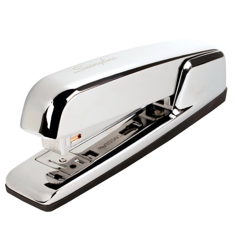 Swingline Stapler, 30 Sheet Capacity, 747 Business Stapler, Jam Free, Metal, Silver Chrome (74720) - Image 1