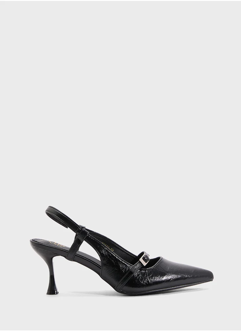 ELLA Sling Back Heeled Pump