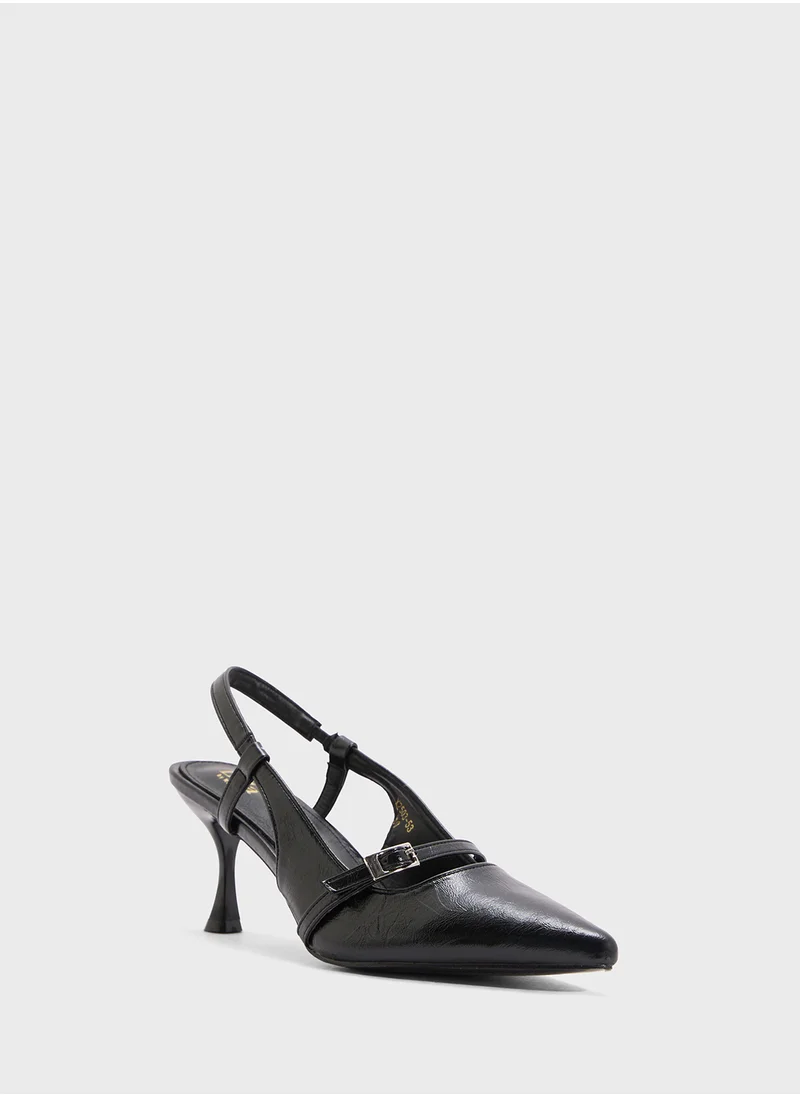 ELLA Sling Back Heeled Pump