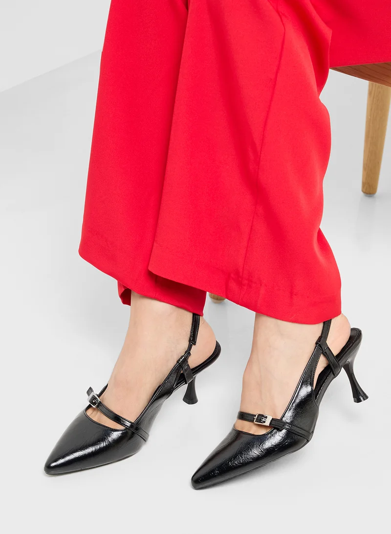 ELLA Sling Back Heeled Pump