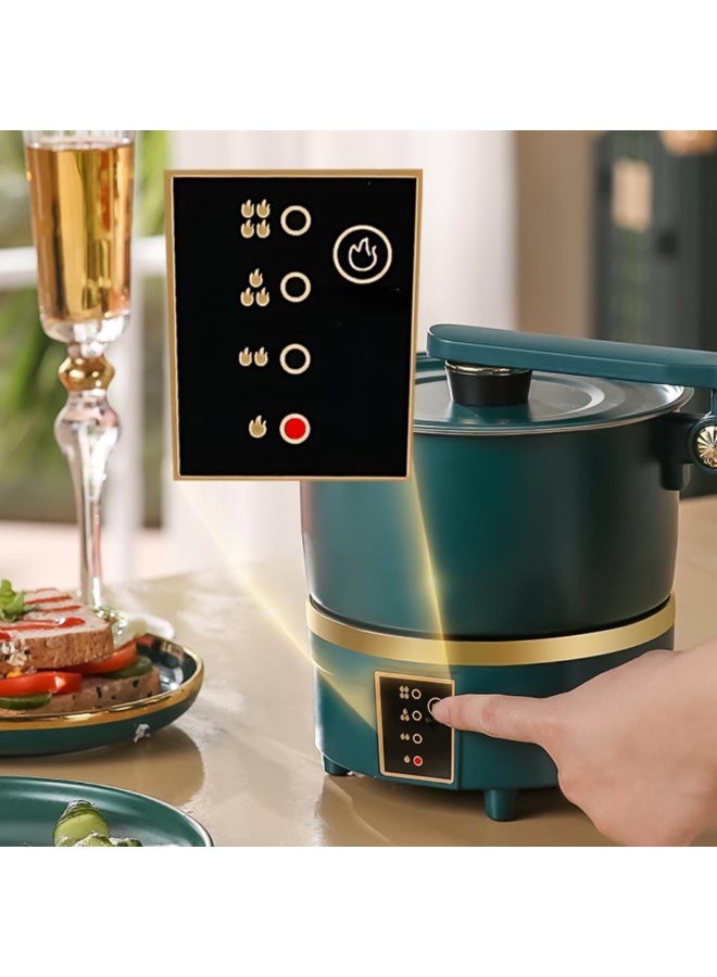 Tradeo Multifunctional 220V Electric Split Cooker with Induction Base, Portable Non-Stick Pot & Fry Pan Set - Image 2