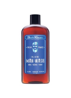 PACIFIC PRINCE Mens 3in1 AllinOne Hair Beard  Body Wash  Original American Viking Crew Formula with Bulldog Duke pH