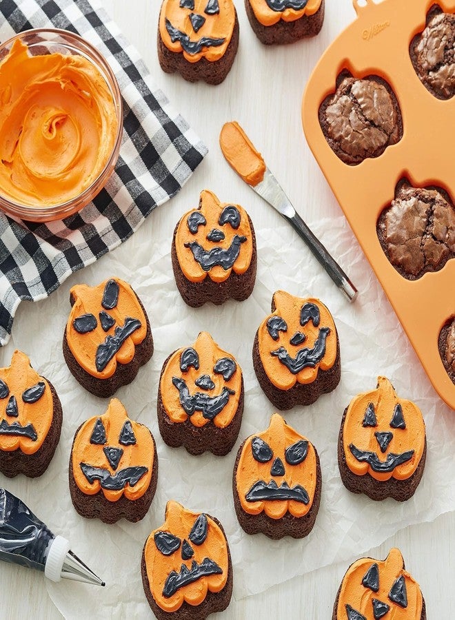 Skytail 2pc Silicone Halloween Candy Molds Ghost Pumpkin Shapes for Chocolate Baking Candy Gummy Making Halloween Party Decor Trick or Treats Cake Decoration Resin Casting Spooky Candles - Image 4