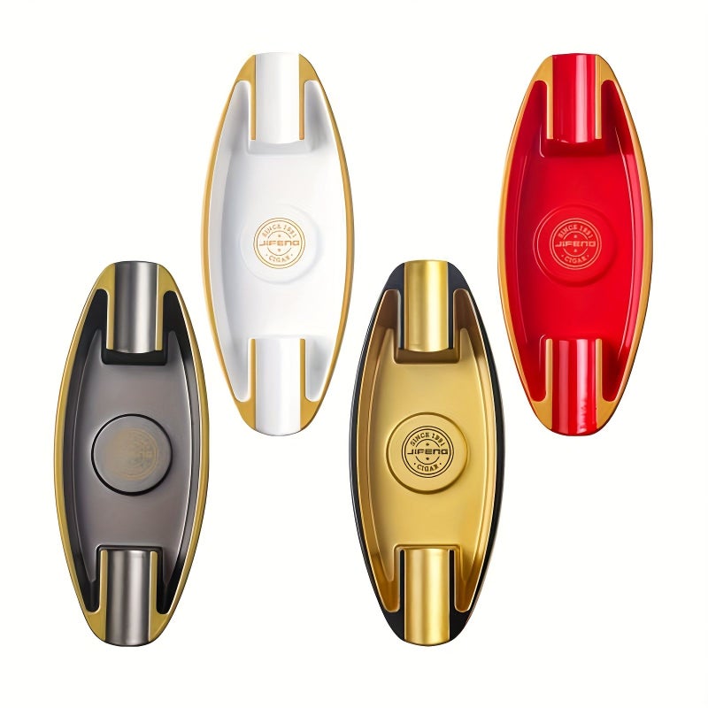 Red 2 Slot Ashtray for Indoor Outdoor Use Ideal Cigar Accessory - Image 2