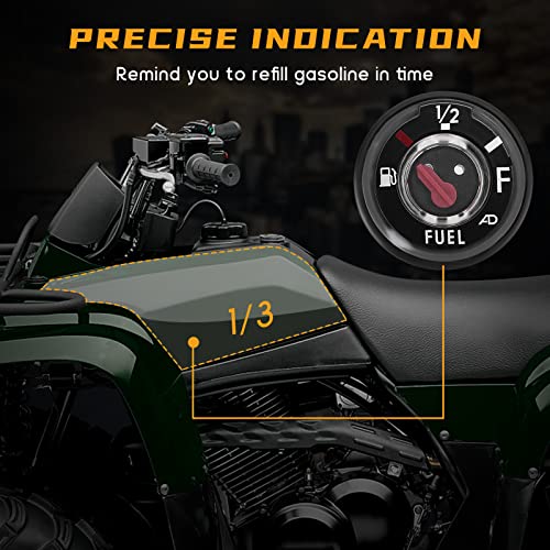 QUICKWOLF ATV Fuel Gauge, Big Bear 400 Fuel Gauge Compatible for Yamaha Big Bear 400(2000-2012) Grizzly 600(1998-2001) Kodiak 400 (1996-1999) Fuel Cap OEM SH-24260-11 4SH-24261-00 - Image 2