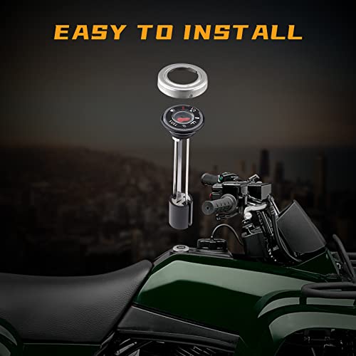 QUICKWOLF ATV Fuel Gauge, Big Bear 400 Fuel Gauge Compatible for Yamaha Big Bear 400(2000-2012) Grizzly 600(1998-2001) Kodiak 400 (1996-1999) Fuel Cap OEM SH-24260-11 4SH-24261-00 - Image 3