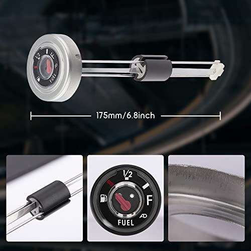 QUICKWOLF ATV Fuel Gauge, Big Bear 400 Fuel Gauge Compatible for Yamaha Big Bear 400(2000-2012) Grizzly 600(1998-2001) Kodiak 400 (1996-1999) Fuel Cap OEM SH-24260-11 4SH-24261-00 - Image 5