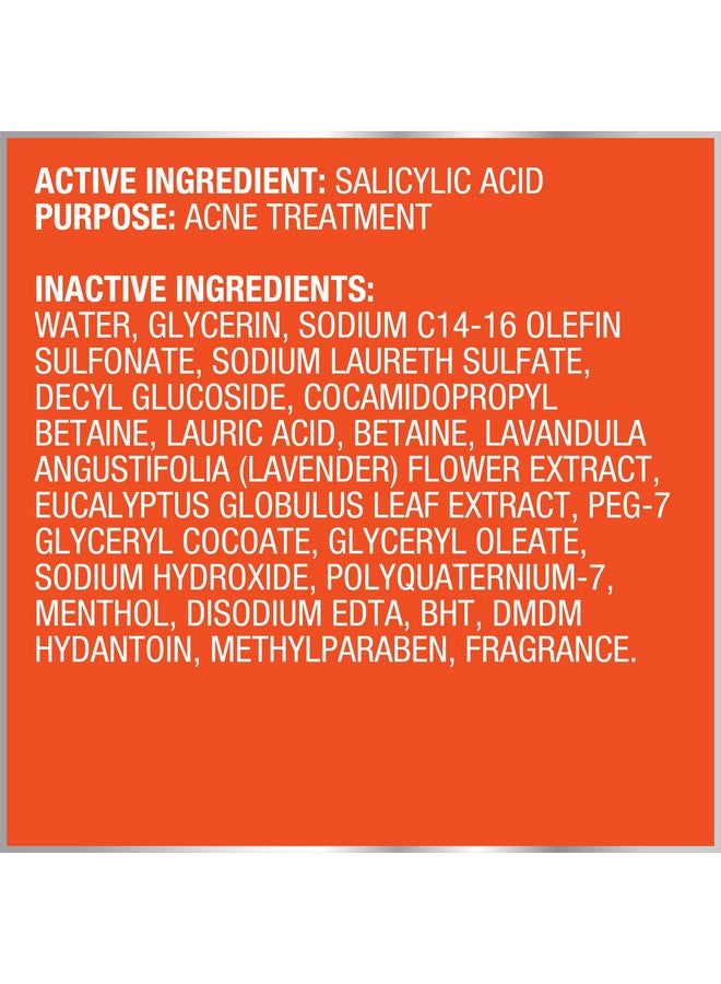 Bioré Biore Blemish Fighting Ice Cleanser Face Wash with Salicylic Acid, Clears and Helps Prevent Acne Breakouts, Cools & Refreshes Skin, Oil Free, 6.77 Oz - Image 4