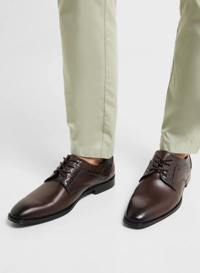Robert Wood Genuine Leather Formal Lace Ups