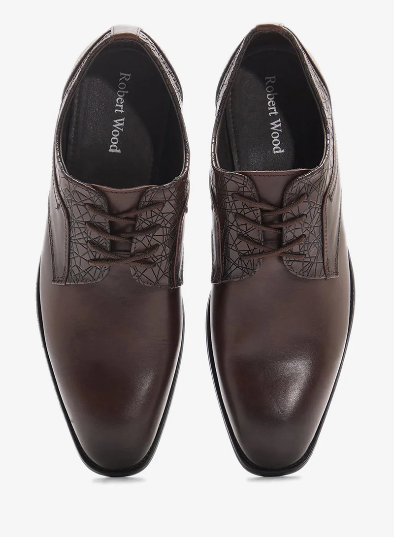 Robert Wood Genuine Leather Formal Lace Ups