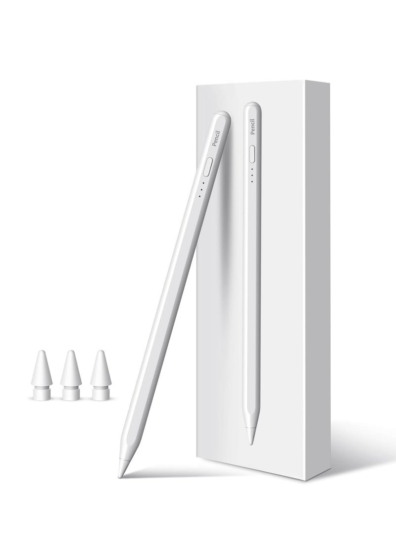 Generic - Stylus Pen for iPad 9th & 10th Gen with Palm Rejection, Active Pencil Compatible with Apple iPad 10/9/8/7th/6th Gen, iPad Air 5th/4th/3rd Gen, iPad Pro 11 & 12.9 inch, iPad Mini 6th/5th Gen - Image 1