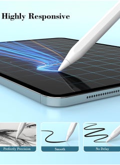 Generic Stylus Pen for iPad 9th & 10th Gen with Palm Rejection, Active Pencil Compatible with Apple iPad 10/9/8/7th/6th Gen, iPad Air 5th/4th/3rd Gen, iPad Pro 11 & 12.9 inch, iPad Mini 6th/5th Gen  - Image 4