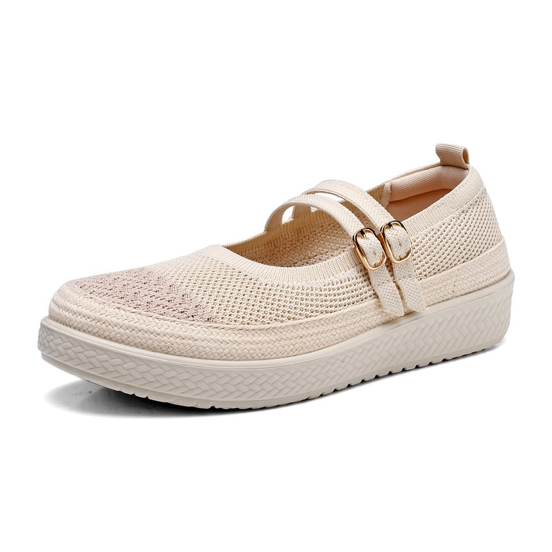 Women's Breathable Knit Slip-On Loafers - Image 5