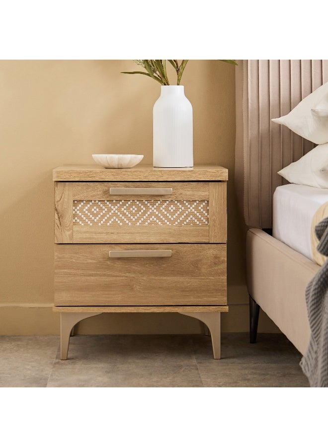 Home Box Ikat Nightstand with 2 Drawers - Image 2