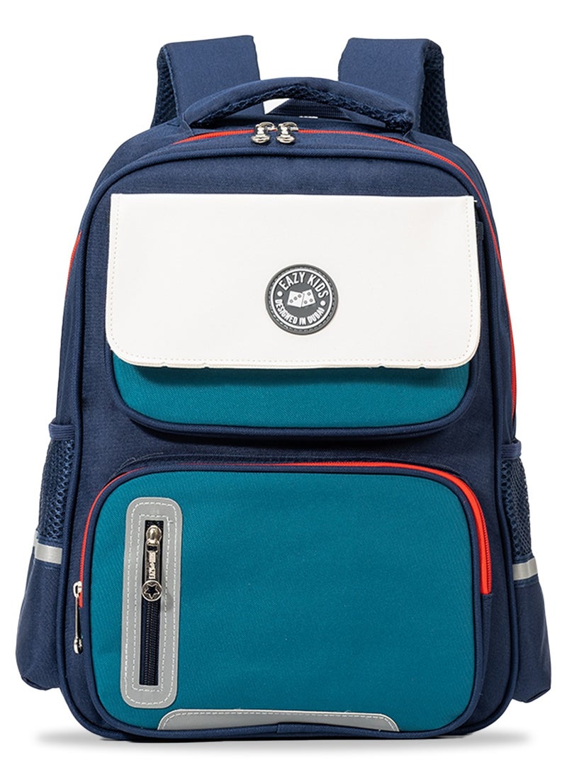 Eazy Kids School Bag With Trolley - Blue  - Image 2