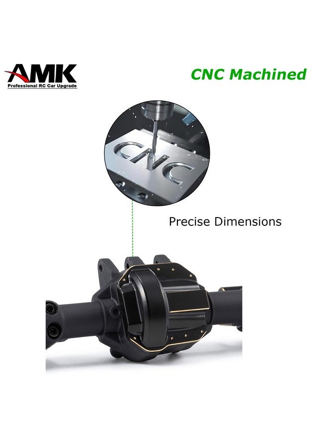 AMK Scx10 Ii Brass Diff Cover Axle Housing Front Rear Universal 74G Differential Case For 1/10 Rc Crawler Ar44 Axial Scx10 Upgrades - Image 5
