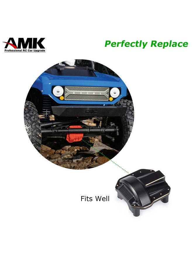 AMK Scx10 Ii Brass Diff Cover Axle Housing Front Rear Universal 74G Differential Case For 1/10 Rc Crawler Ar44 Axial Scx10 Upgrades - Image 4
