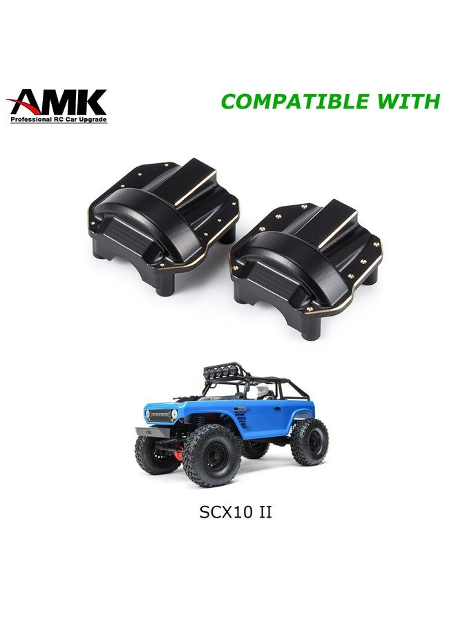 AMK Scx10 Ii Brass Diff Cover Axle Housing Front Rear Universal 74G Differential Case For 1/10 Rc Crawler Ar44 Axial Scx10 Upgrades - Image 2