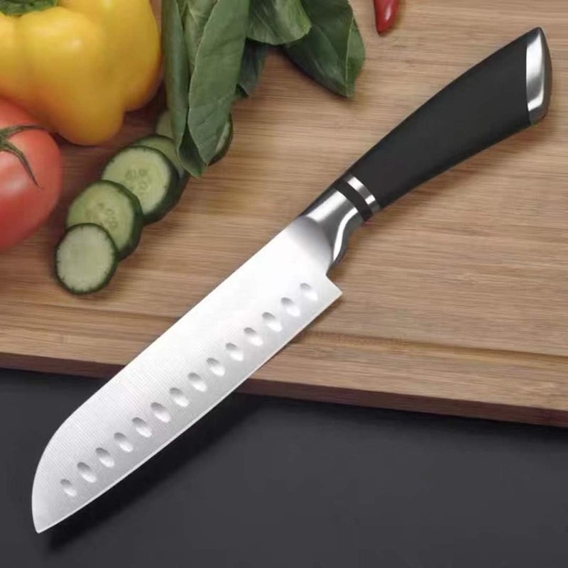 ZONKU INDIA ZONKU INDIA High Carbon Stainless Steel Chef Knife Stain and Corrosion Resistant  - Image 1