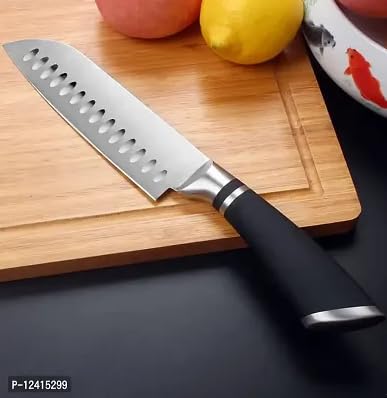 ZONKU INDIA ZONKU INDIA High Carbon Stainless Steel Chef Knife Stain and Corrosion Resistant  - Image 4
