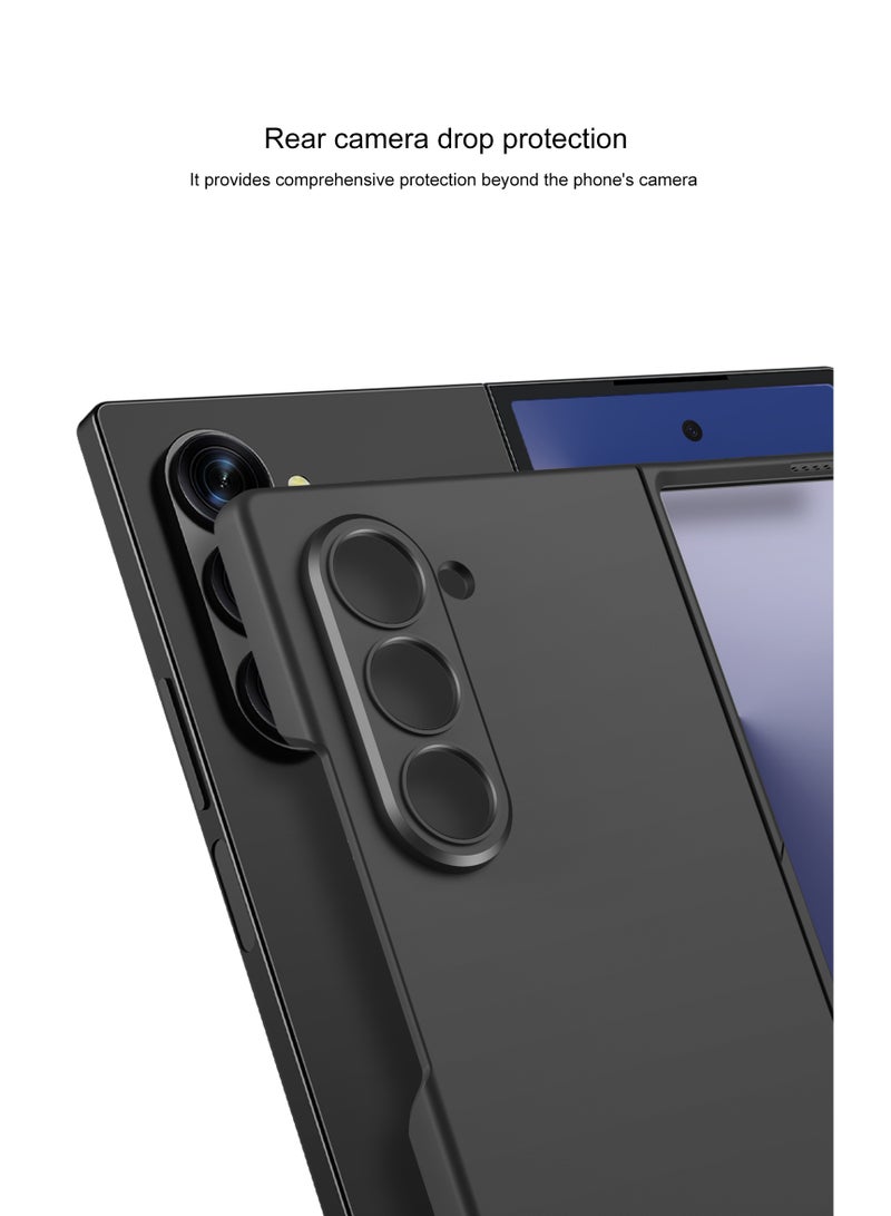 GKK Stylish Slim Protective Case Compatible with Samsung Galaxy Z Fold 7 5G (2025) , Elastic Shock Absorption, Lightweight, Anti-Scratch, Bumper Hardcase, Full-Cover Hard Shell - Image 4