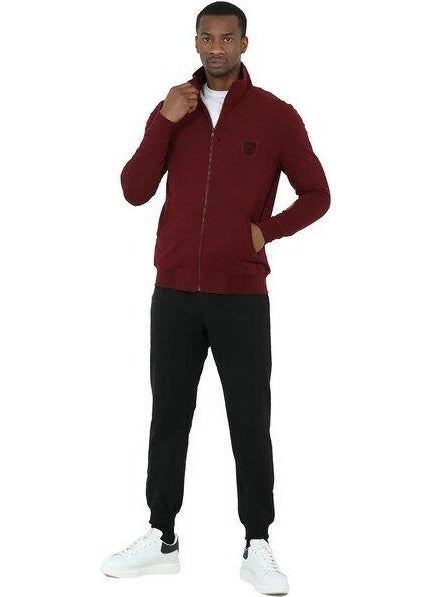 D'S DAMAT D'S Groom Men's Burgundy Tracksuit 23006  - Image 1