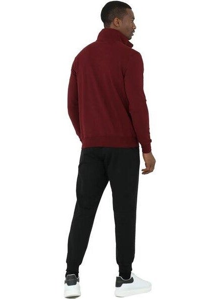 D'S DAMAT D'S Groom Men's Burgundy Tracksuit 23006  - Image 2