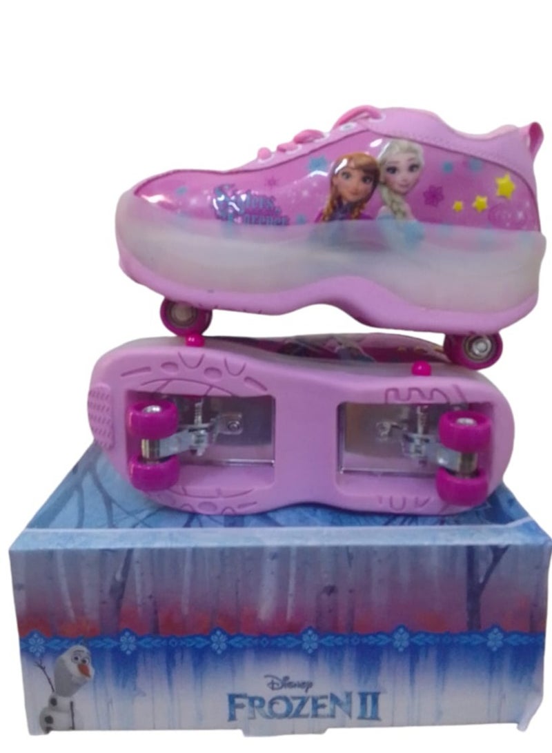 Roller skates with flashing LED lights – Size M