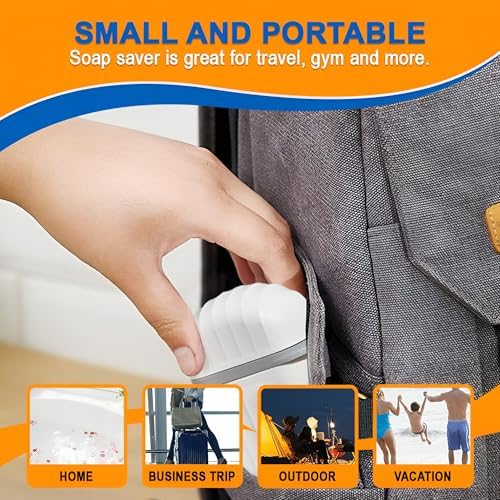 Aseenaa Combo Cute Cartoon Shape Plastic Portable Toothbrush Case Holder with Soap Case Holder for Bathroom Storage, Camping, Travel, Indoor & Outdoor | Set of 4, Multi - Image 4