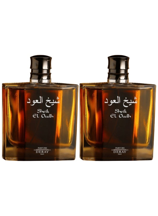 ديراي 2 قطع عطر شيخ العود 100مل - Image 1