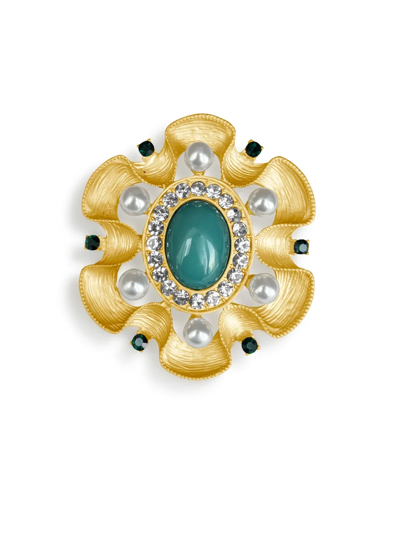 Regal Vintage Finish Brooch