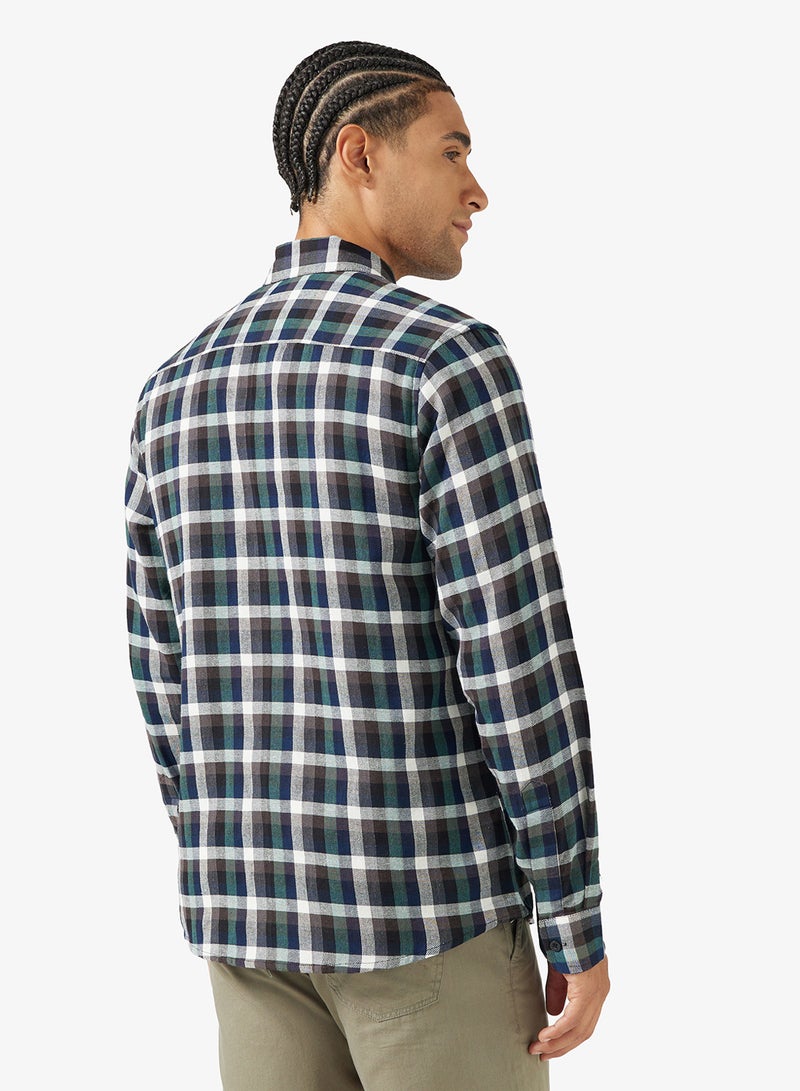 سفنتي فايف قميص كلاسيكي بقصة عادية - Image 2