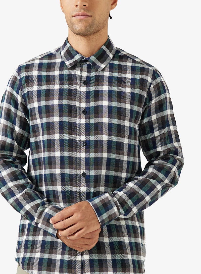 سفنتي فايف قميص كلاسيكي بقصة عادية - Image 3