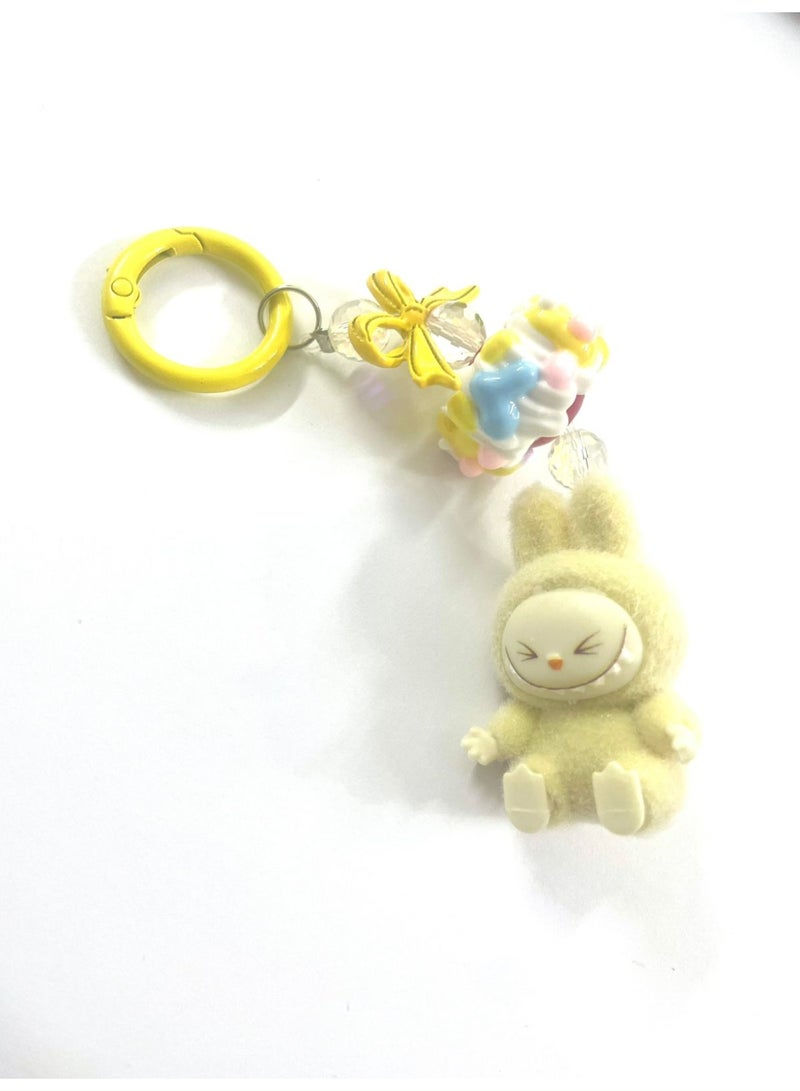Generi New Mini Plush Cartoon Creative Keychain, Cute Rabbit Hanging Ornament - Image 3