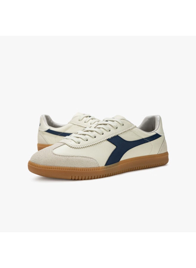 Diadora Uni Saunter Og Low-top Casual Sneakers In Beige/blue, Size 42 - Image 2
