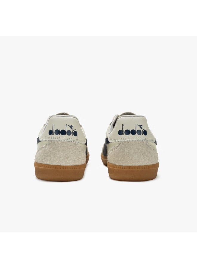 Diadora Uni Saunter Og Low-top Casual Sneakers In Beige/blue, Size 42 - Image 4