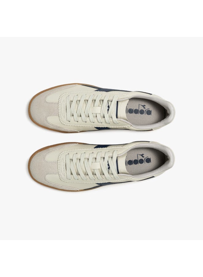 Diadora Uni Saunter Og Low-top Casual Sneakers In Beige/blue, Size 42 - Image 3