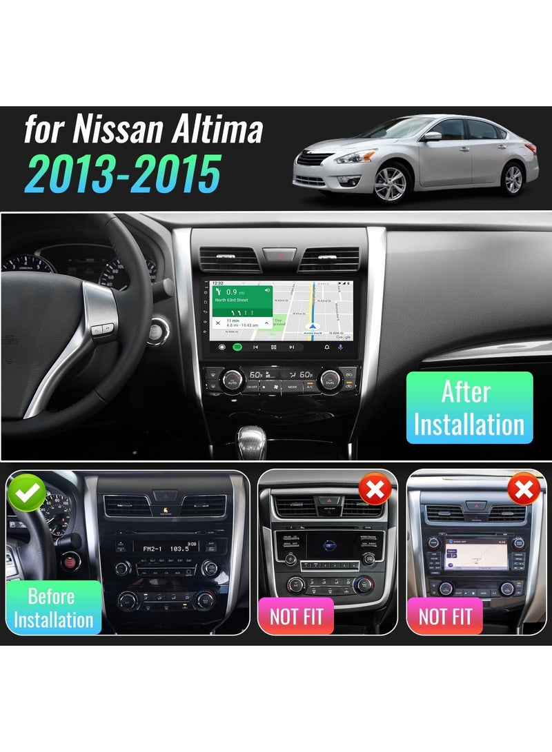 Android Car Stereo for Nissan Altima 2013 2014 2015 2016 2017 2018 2GB RAM 32GB ROM WiFi BT, 10 Inch 2.5D IPS Touch Screen with Backup Camera Included - Image 2