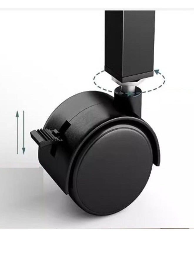 إن كي أكس رف مطبخ قائم على الأرض بأربع طبقات 90 سم3 شبكة + 4 ألواح رف مطبخ قائم على الأرض لتخزين لوازم الفاكهة والخضروات رف فرن المطبخ رف متنقل رف تخزين منزلي - Image 3