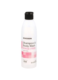 McKesson Shampoo and Body Wash RinseFree Light Floral 8 oz 1 Count