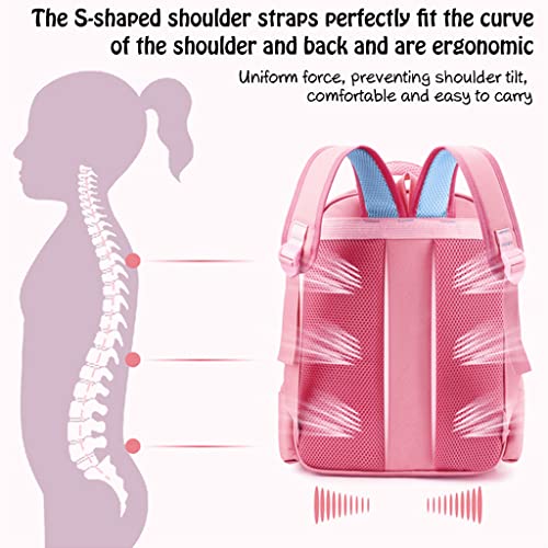 FANCYKUÂ® School Bags For GirlsBackpack Messenger Bag 16'' School Backpack Cartoon Unicorn Backpack for Girls Gift for Kids Primary - Image 5