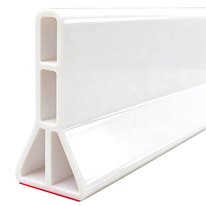 Ynotus 3 High Collapsible Shower Threshold Water Dam 118in Shower Water Splash Guard Shower Barrier Water Stopper To Keep Water In Shower Dry And Wet Bathroom - Image 2