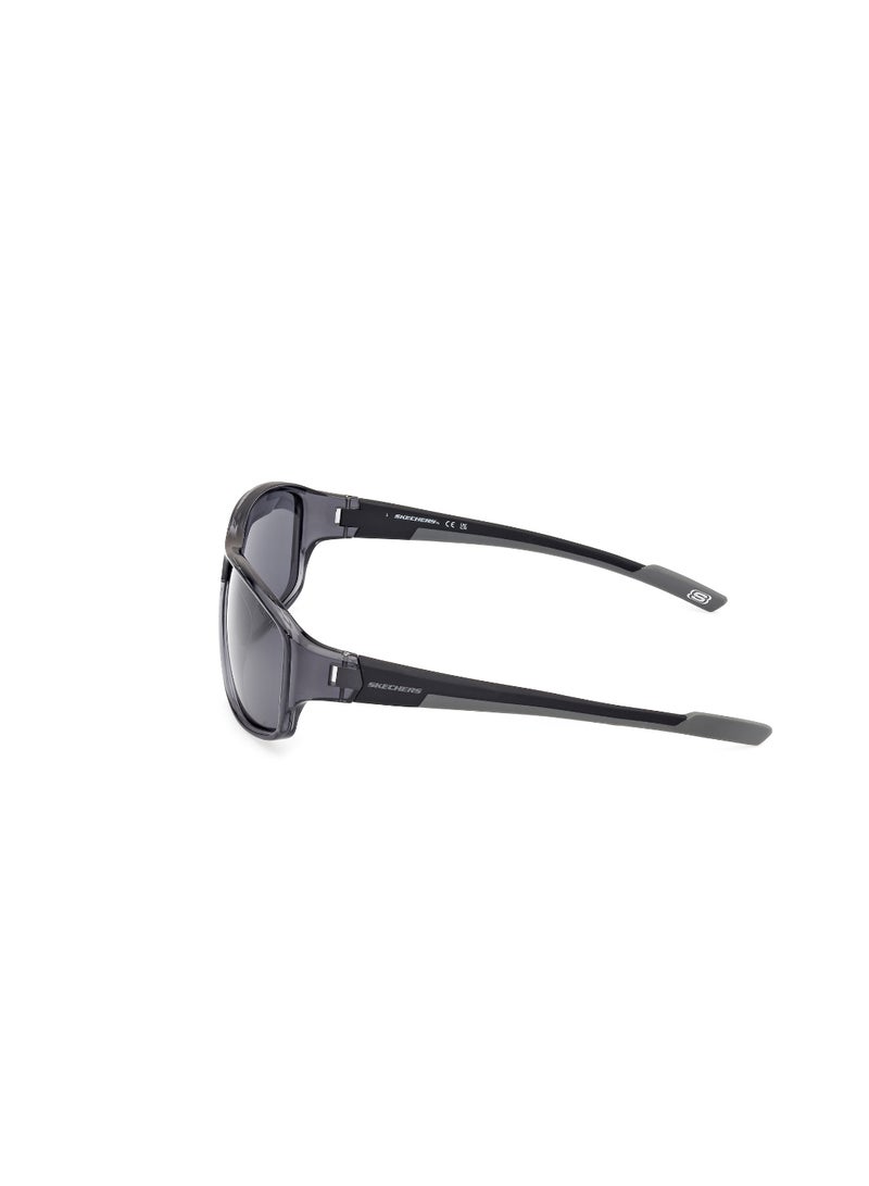 SKECHERS Plastic Oval Full Rim Men Polarized Sunglass - Image 4