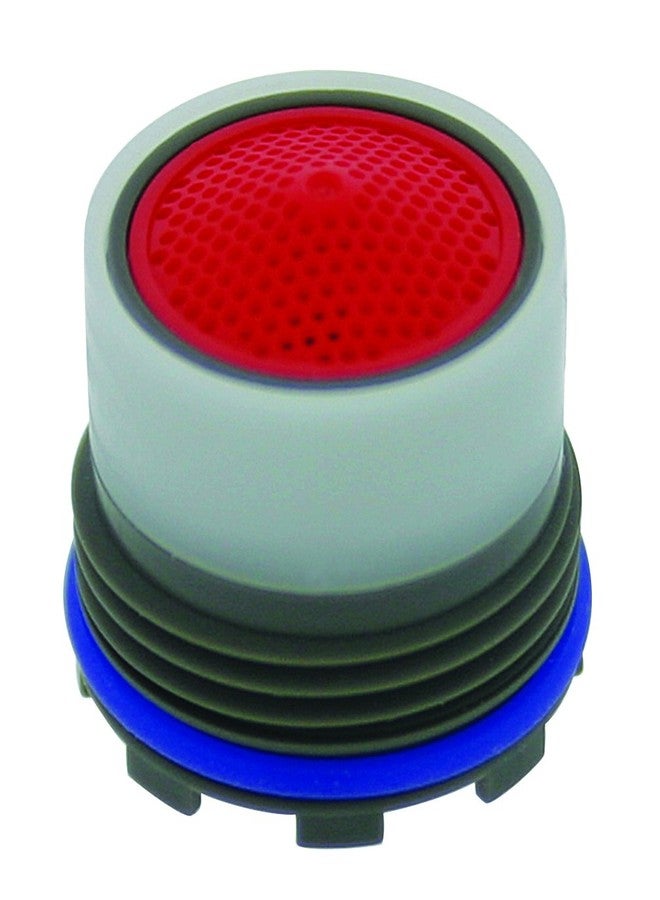 Neoperl 13 0000 5 Standard Flow Cache Perlator HC Aerator, Tom Thumb Size, 2.2 GPM, Red Dome, Honeycomb Screen, Aerated Stream, M16.5 x 1 Threads, Plastic, 0.591" Height - Image 1