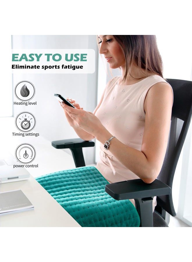 MEETMET Christmas Gifts Heating Pad for Back, Neck, Shoulder Pain and Cramps, Electric Heat Pads with Auto Shut Off, Moist Dry Heat Options, Gifts for Women, Men, Mom, Dad, Wife, Husband, Daughter,Son - Image 4