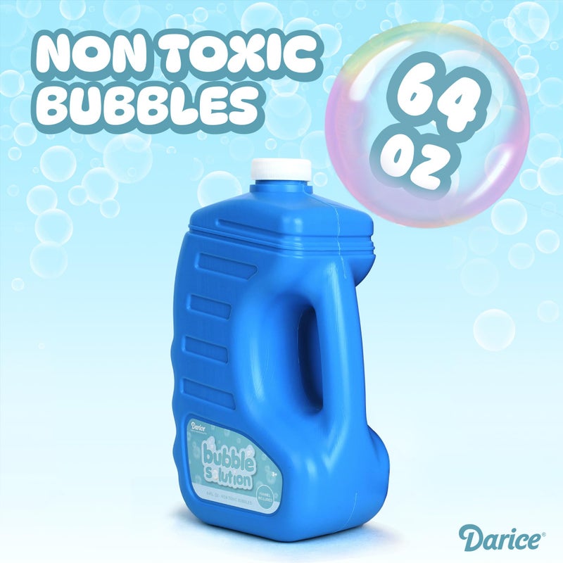 Darice 64-Ounce Bubble Solution-Includes Wand and Easy Pour Funnel Top-Works with Bubble Machines-for Weddings, Birthdays and Outdoor Events 30090907 - Image 4
