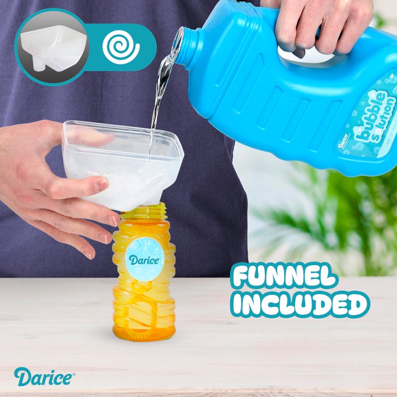 Darice 64-Ounce Bubble Solution-Includes Wand and Easy Pour Funnel Top-Works with Bubble Machines-for Weddings, Birthdays and Outdoor Events 30090907 - Image 5