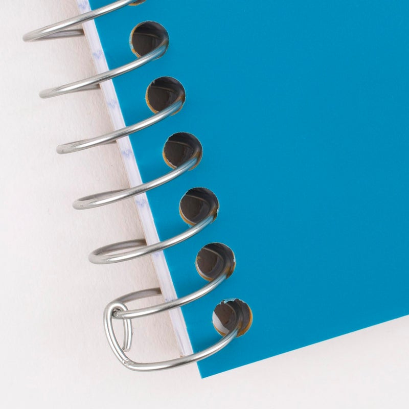 Five Star Spiral Notebooks, 6 Pack, 2 Subject, College Ruled, 9 1/2" x 6", 80 Sheets, Amethyst Purple, Sedona Orange, Seaglass Green, Tidewater Blue, Gray and Black (840029A-ECM) - Image 5