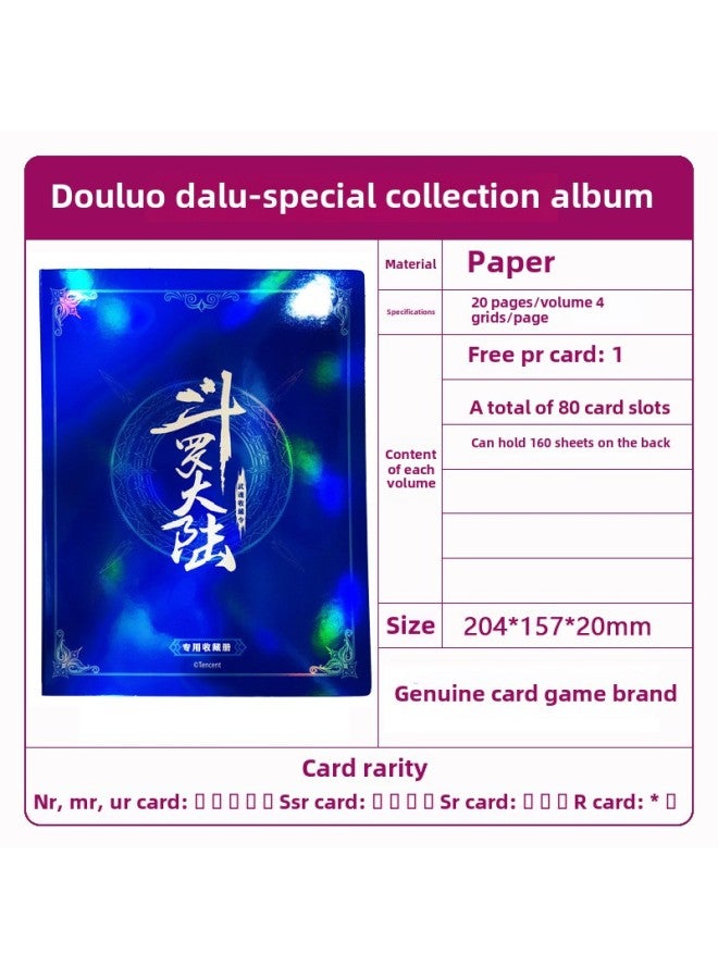 Authentic Ultraman Card Game Cards Touro Continent Naruto Shippuden Cards Table Game Toys Fast Delivery-Color:Douluo-Middle Card Book - Image 1